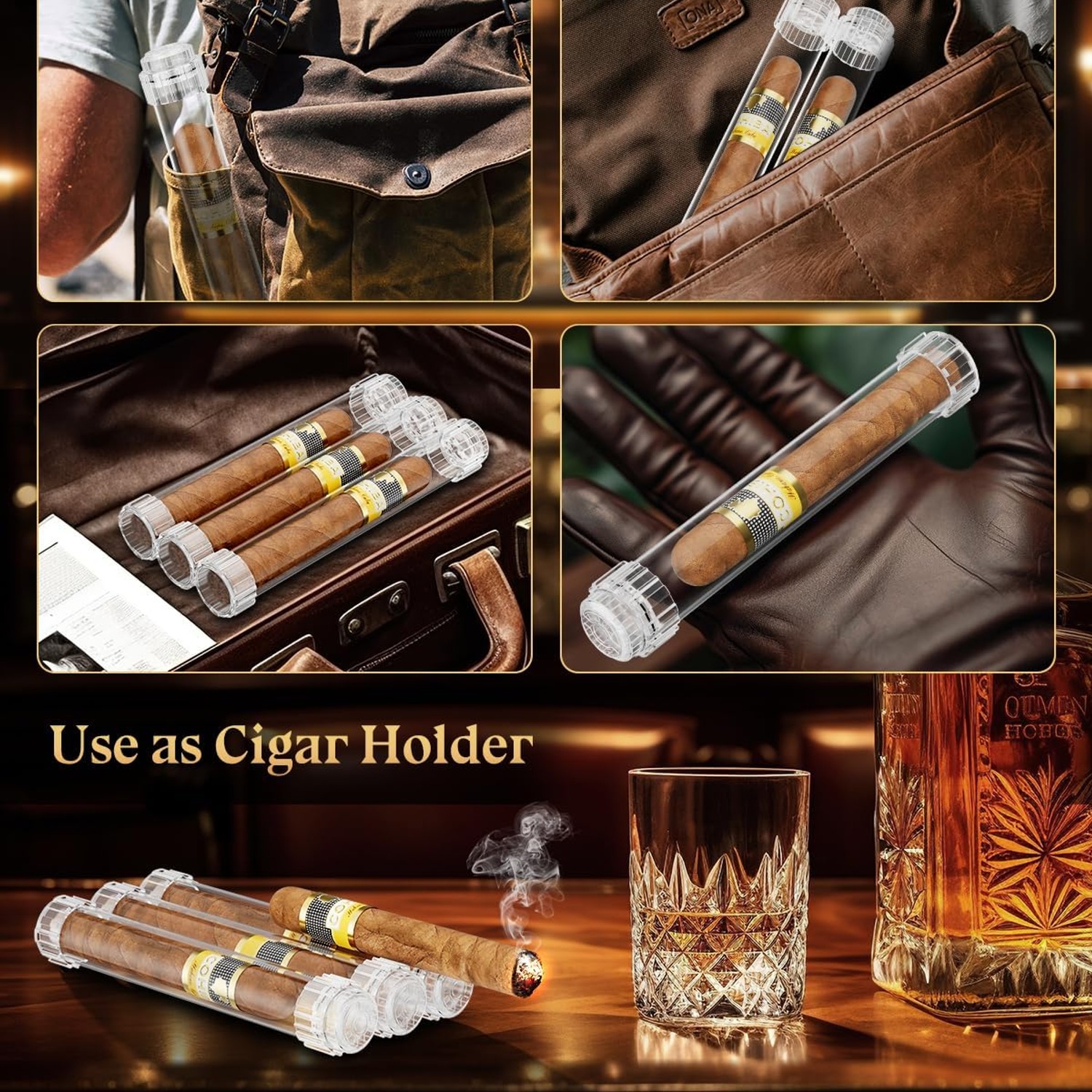 FANKAI Detachable Cigar Humidor Tubes (Set of 3): image 5