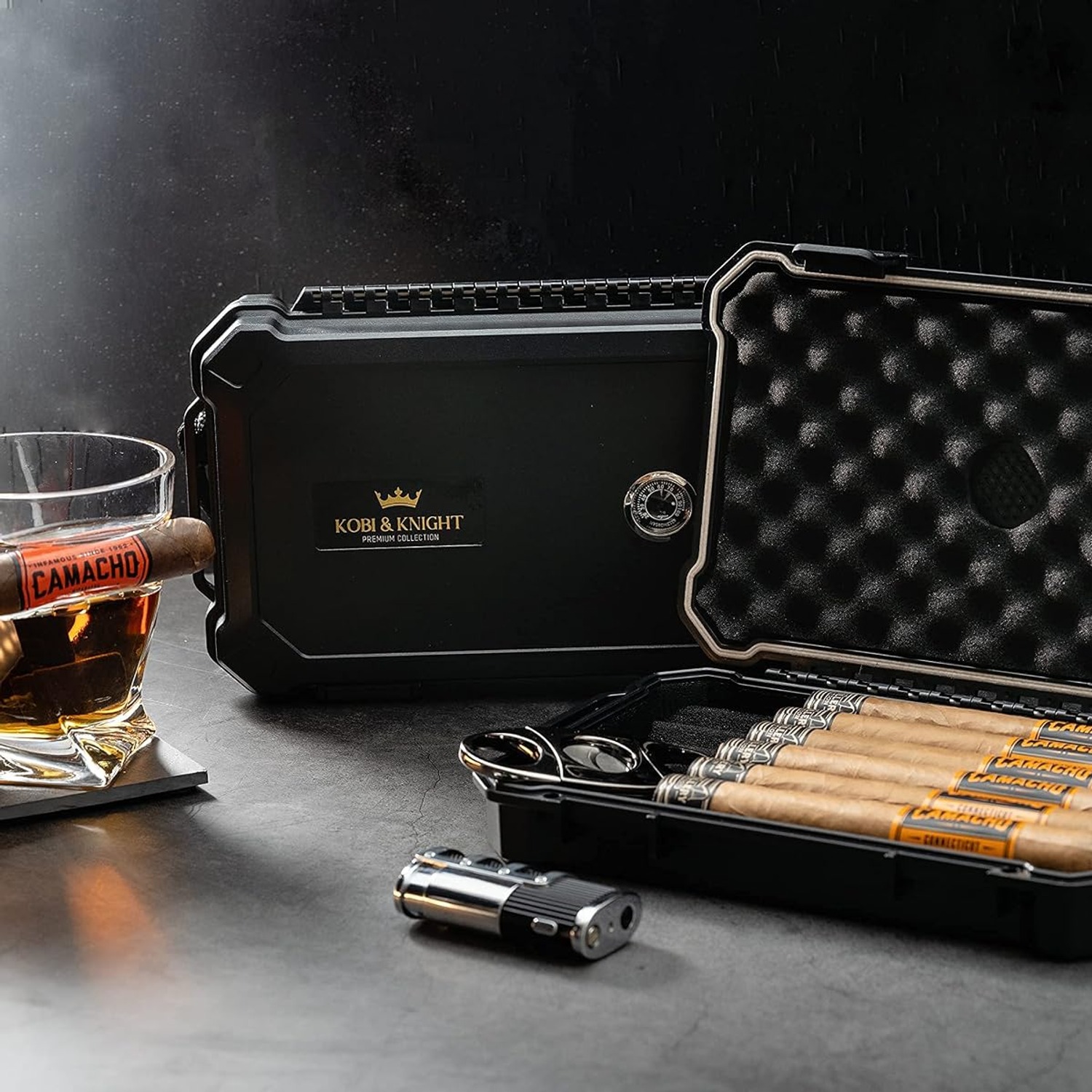 Kobi & Knight Travel Humidor Cigar Case